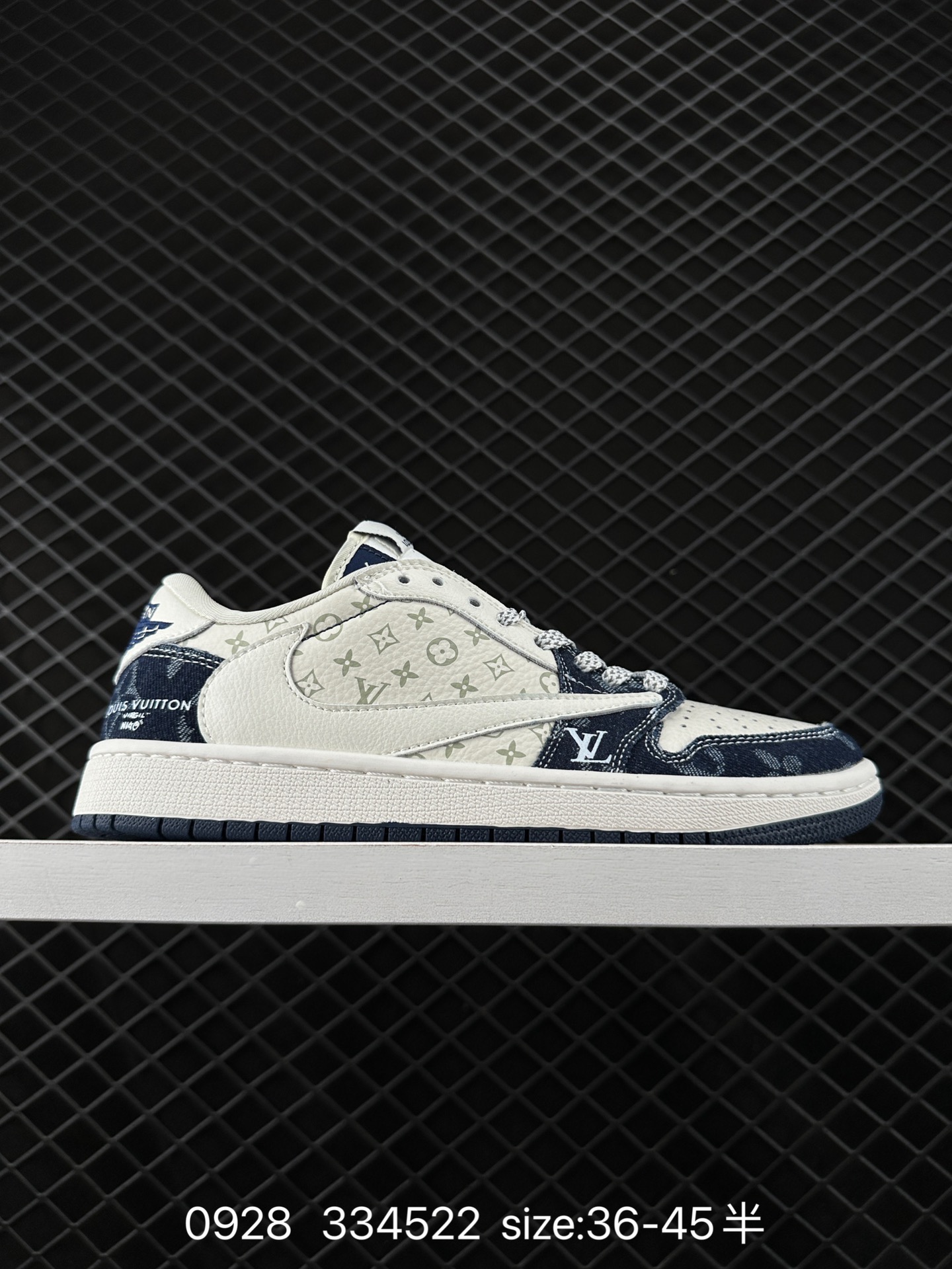 fragment design x Travis Scott x Nike Air Jordan 1 Low OG SP”Black/Green Toe“